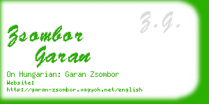 zsombor garan business card